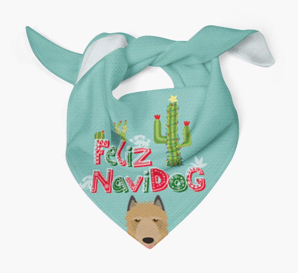 Feliz Navidog: Personalized {breedFullName} Bandana