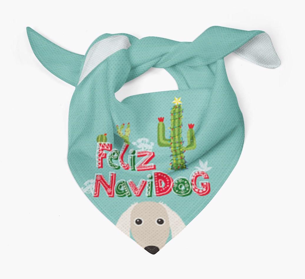 Feliz Navidog: Personalized {breedFullName} Bandana