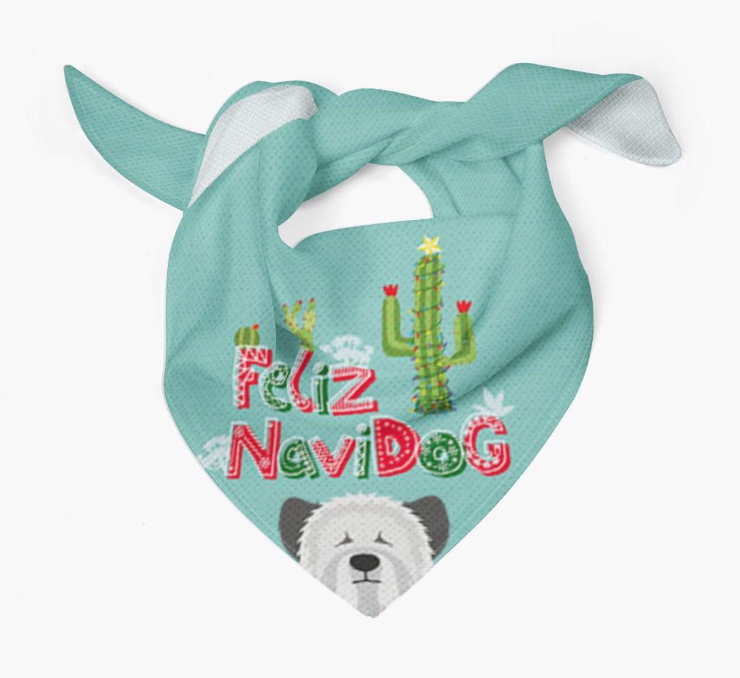 Feliz Navidog: Personalized {breedFullName} Bandana