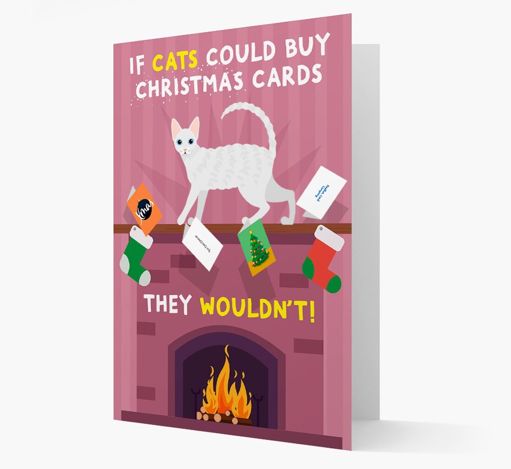 If Cats Could Buy Christmas Cards: Personalised {breedCommonName} Card