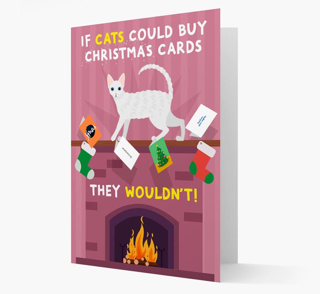If Cats Could Buy Christmas Cards: Personalised {breedCommonName} Card