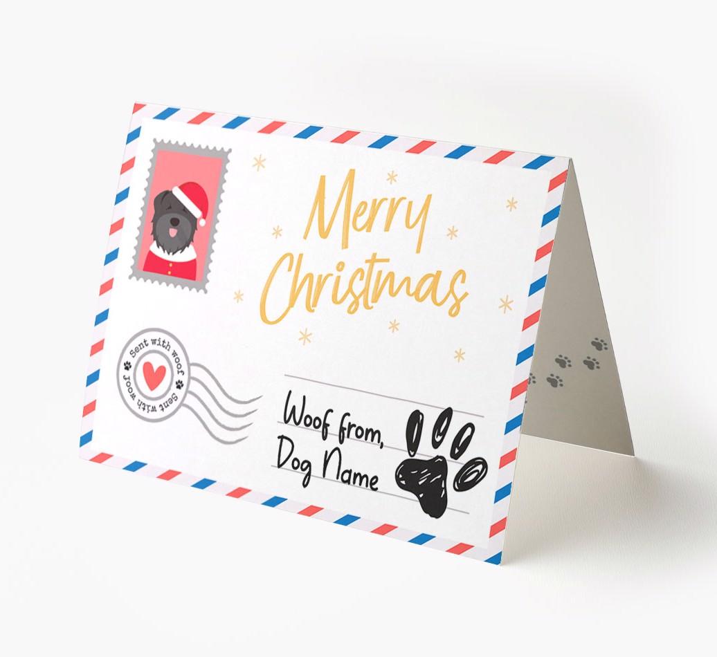 Happy Holidays Postcard: Personalized {breedFullName} Card