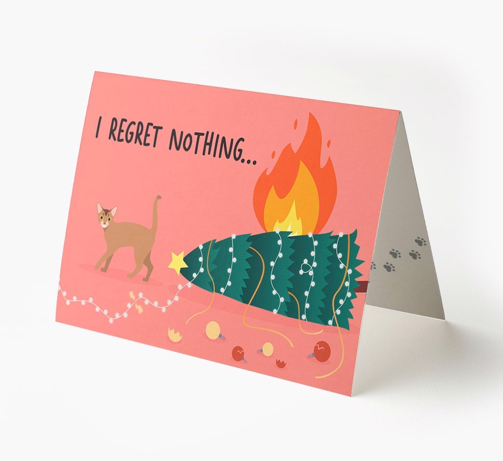 I Regret Nothing: Personalised {breedCommonName} Card