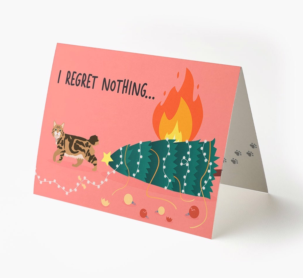 I Regret Nothing: Personalised {breedCommonName} Card
