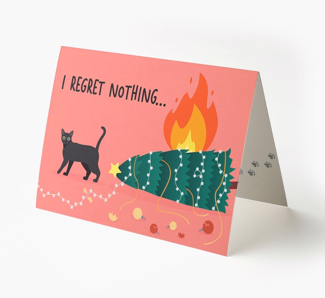 I Regret Nothing: Personalised {breedCommonName} Card