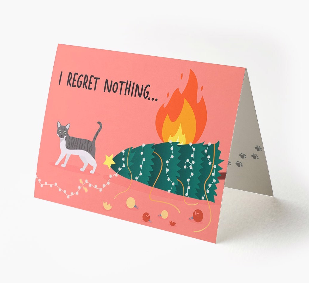 I Regret Nothing: Personalised {breedCommonName} Card