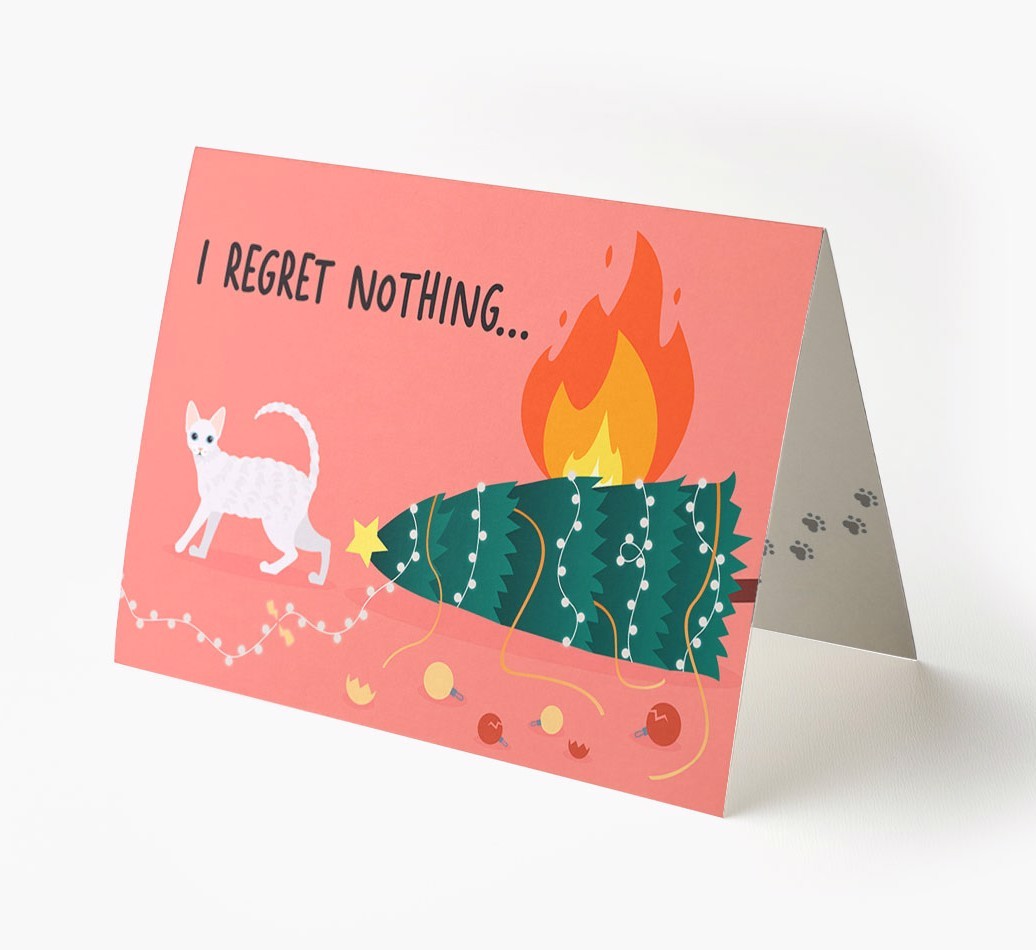 I Regret Nothing: Personalised {breedCommonName} Card