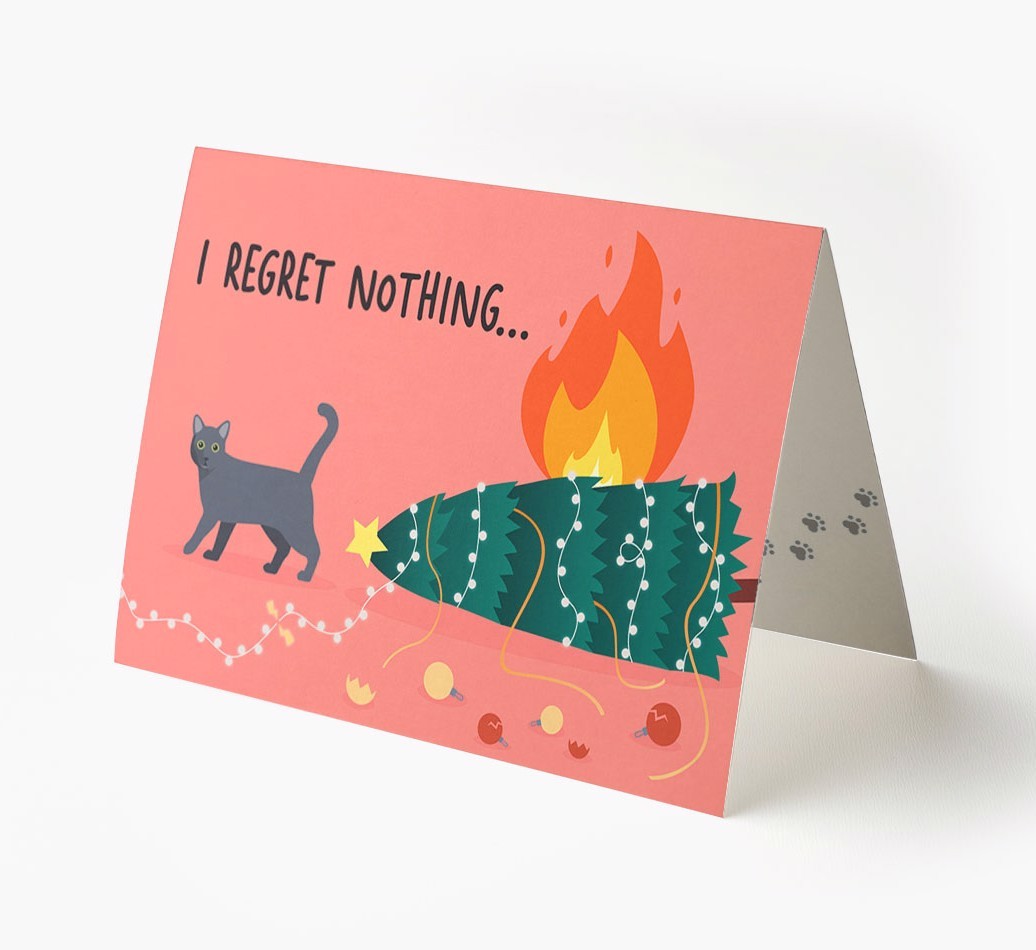 I Regret Nothing: Personalised {breedCommonName} Card