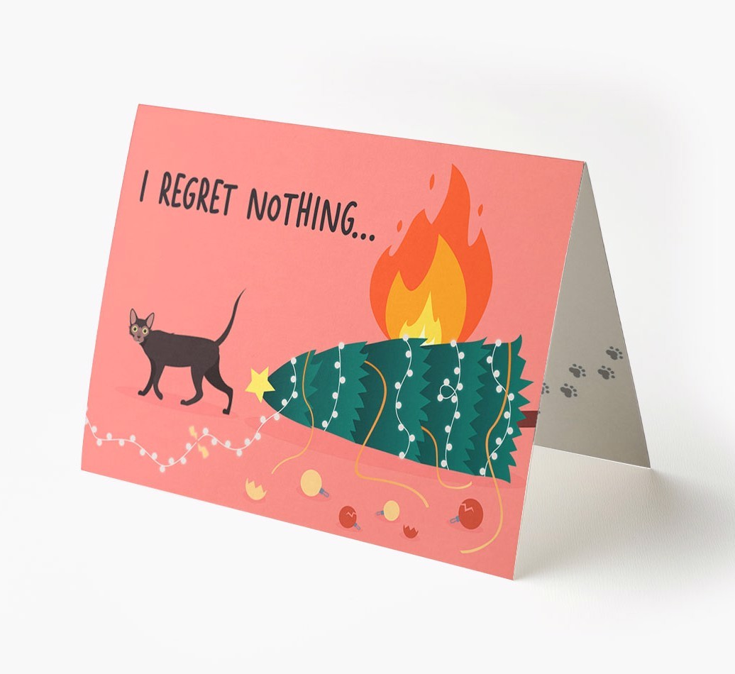 I Regret Nothing: Personalised {breedCommonName} Card
