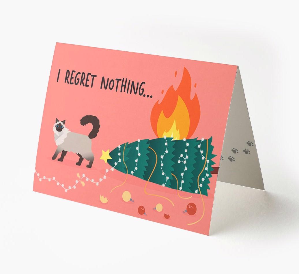 I Regret Nothing : Personalized {breedCommonName} Card