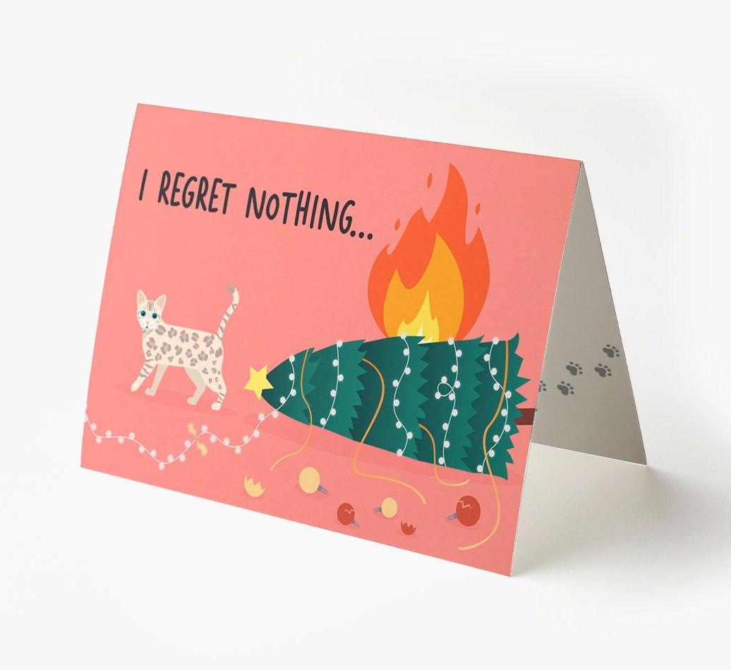 I Regret Nothing : Personalized {breedCommonName} Card
