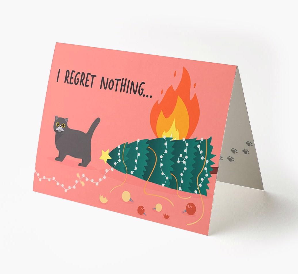 I Regret Nothing : Personalized {breedCommonName} Card