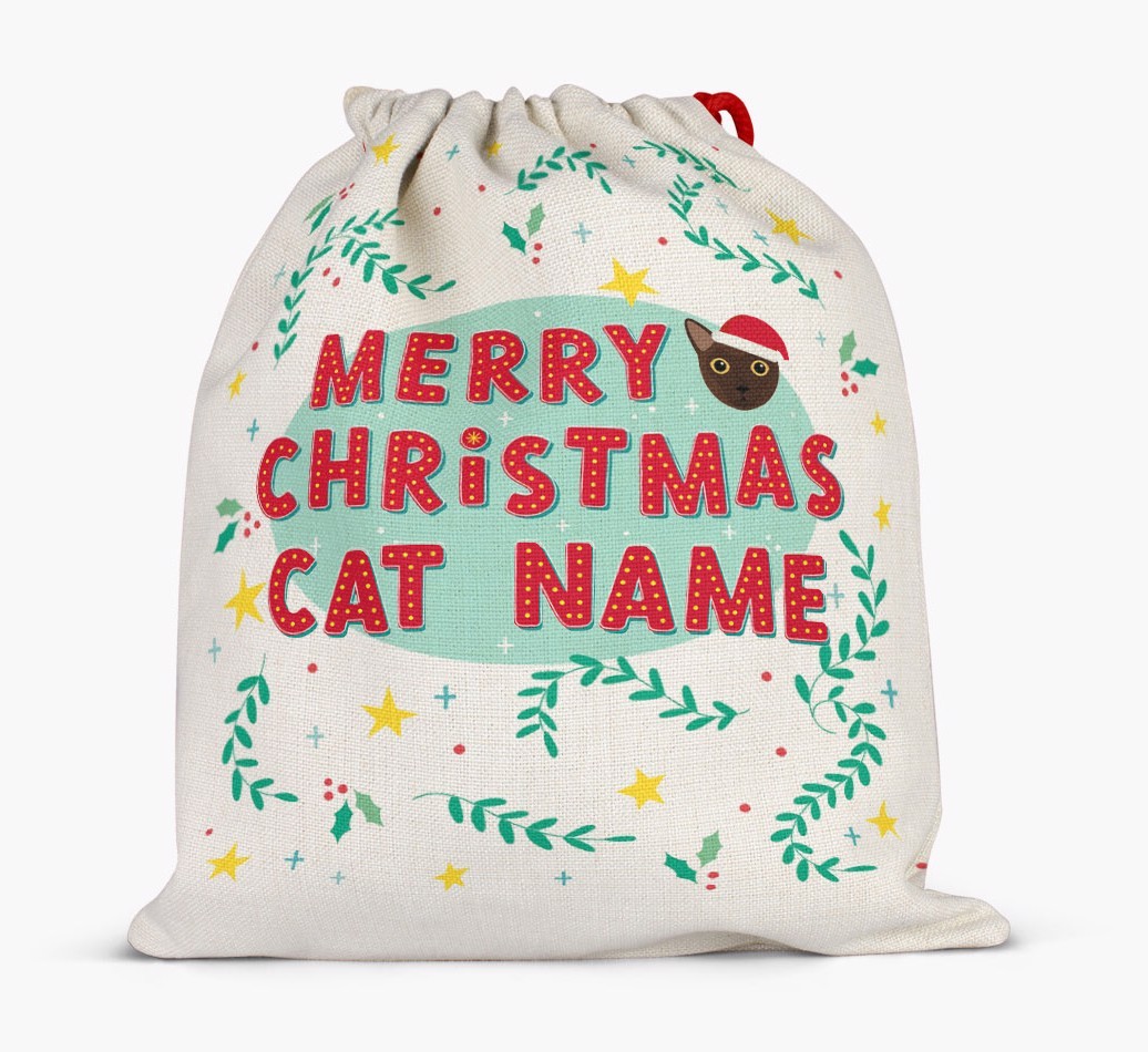Merry Christmas: Personalised {breedFullName} Santa Sack