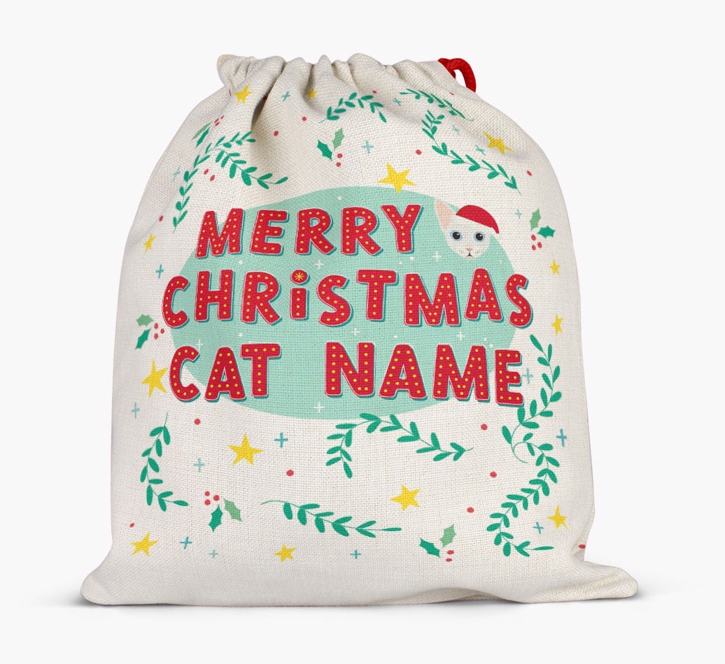 Merry Christmas: Personalised {breedFullName} Santa Sack