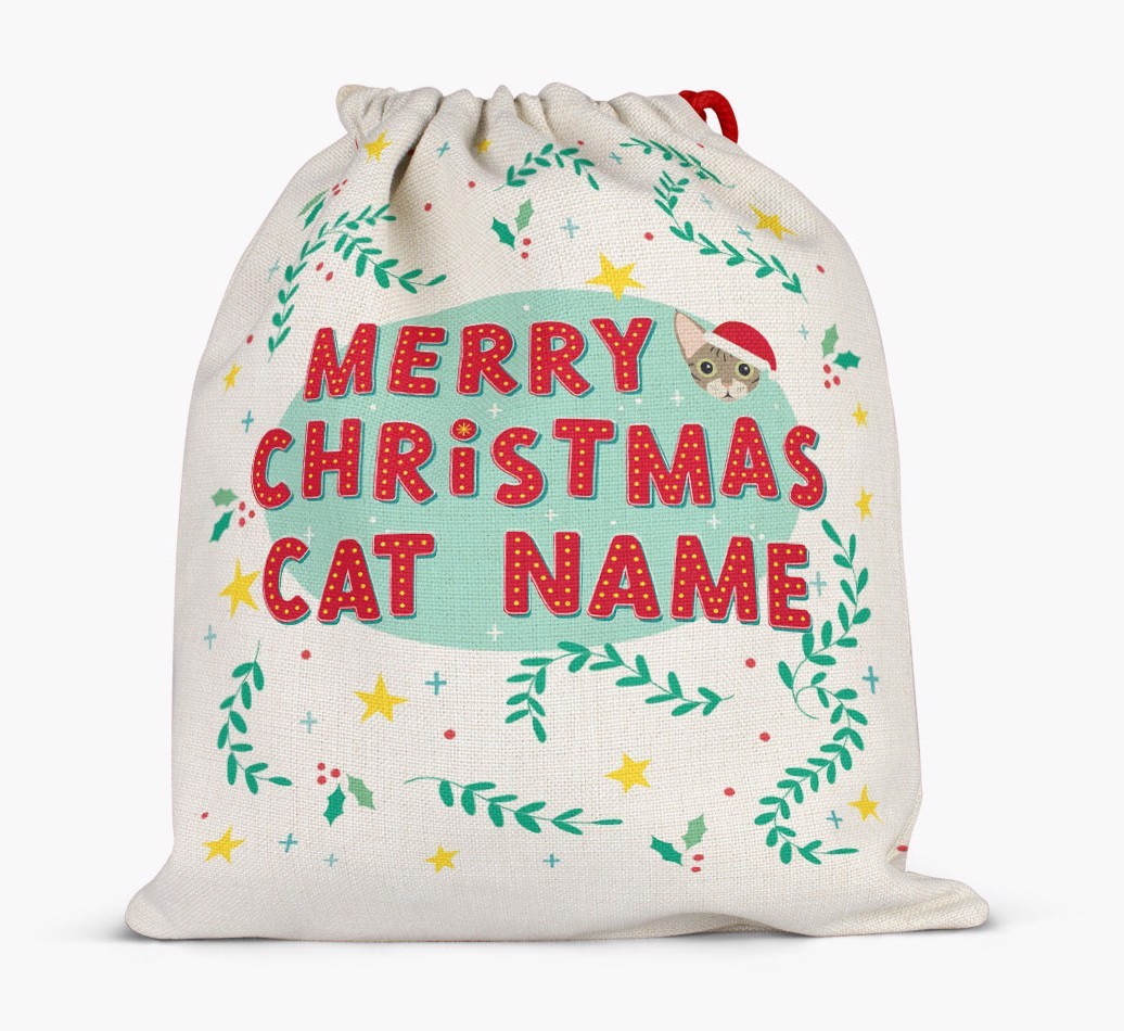 Merry Christmas: Personalised {breedFullName} Santa Sack