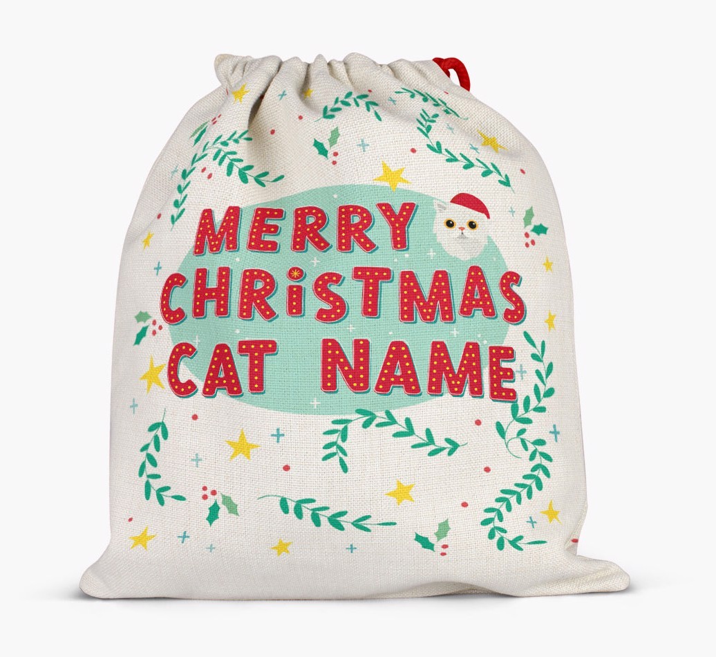 Merry Christmas: Personalised {breedFullName} Santa Sack