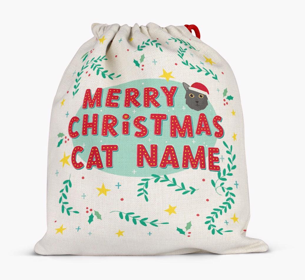 Merry Christmas: Personalised {breedFullName} Santa Sack