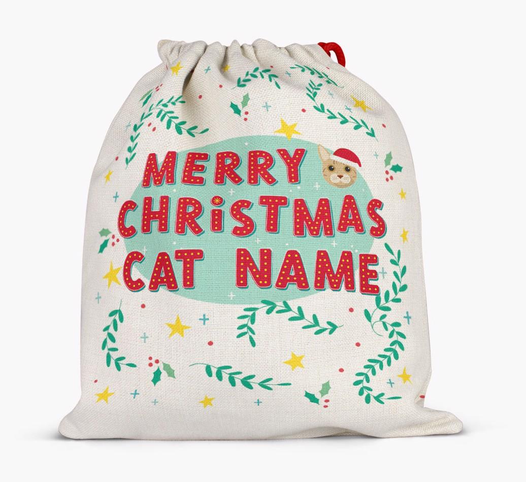 Merry Christmas: Personalised {breedFullName} Santa Sack