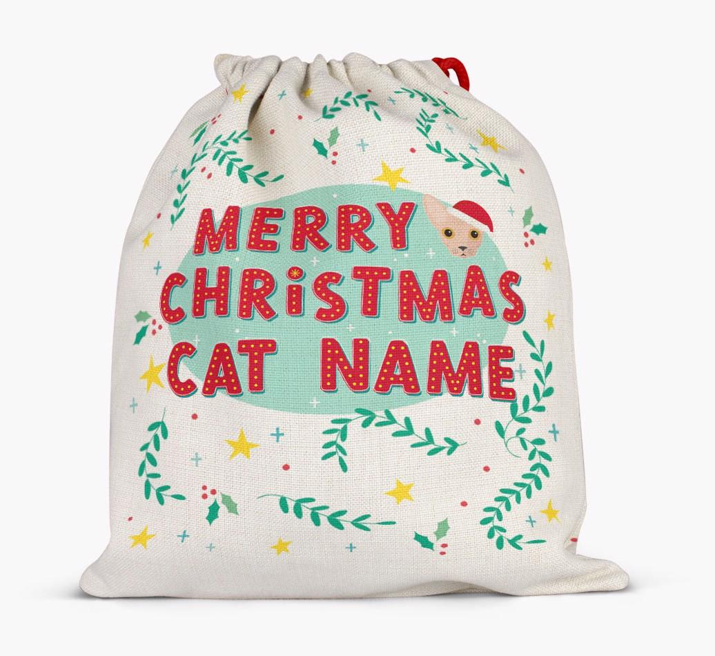 Merry Christmas: Personalised {breedFullName} Santa Sack