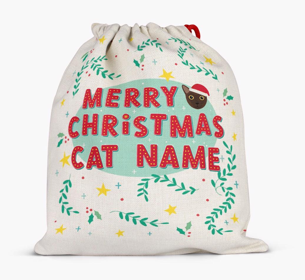Merry Christmas: Personalised {breedFullName} Santa Sack