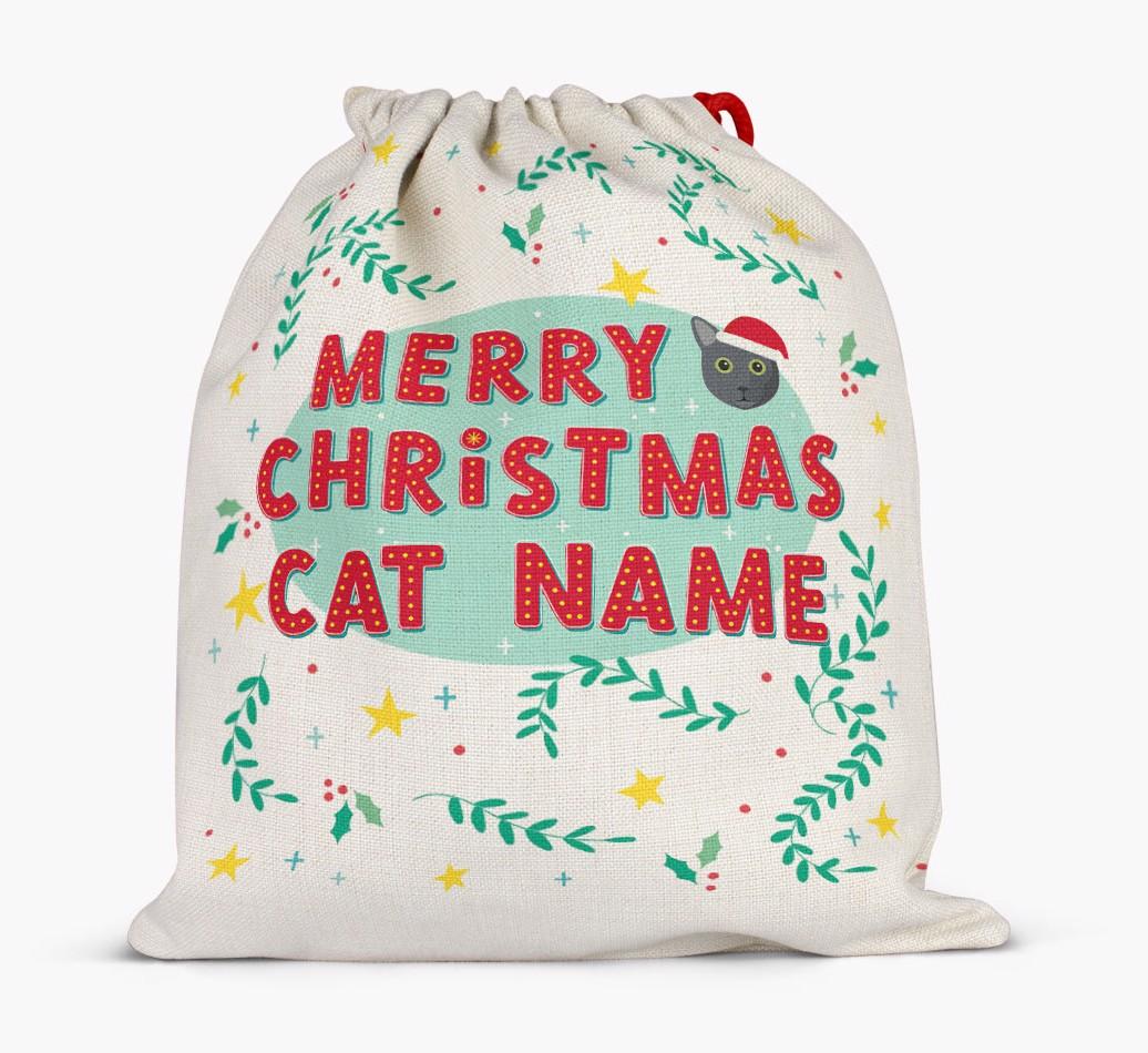 Merry Christmas: Personalised {breedFullName} Santa Sack