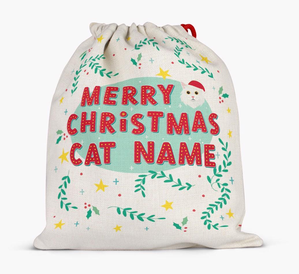 Merry Christmas: Personalised {breedFullName} Santa Sack