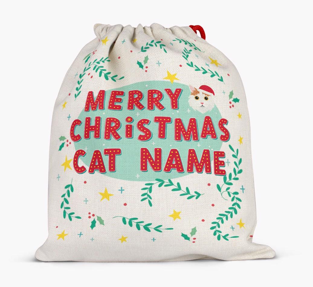 Merry Christmas: Personalised {breedFullName} Santa Sack