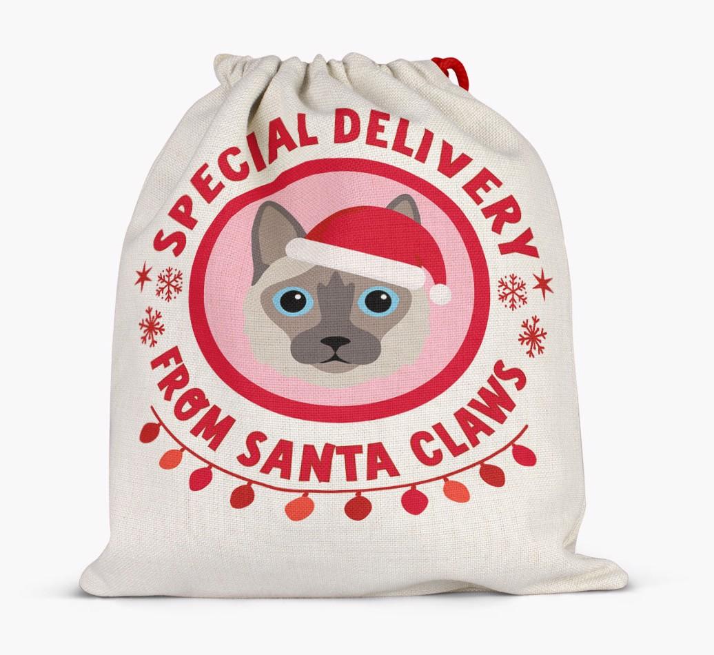pecial Delivery: Personalised {breedCommonName} Santa Sack