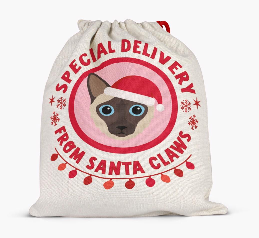 pecial Delivery: Personalised {breedCommonName} Santa Sack