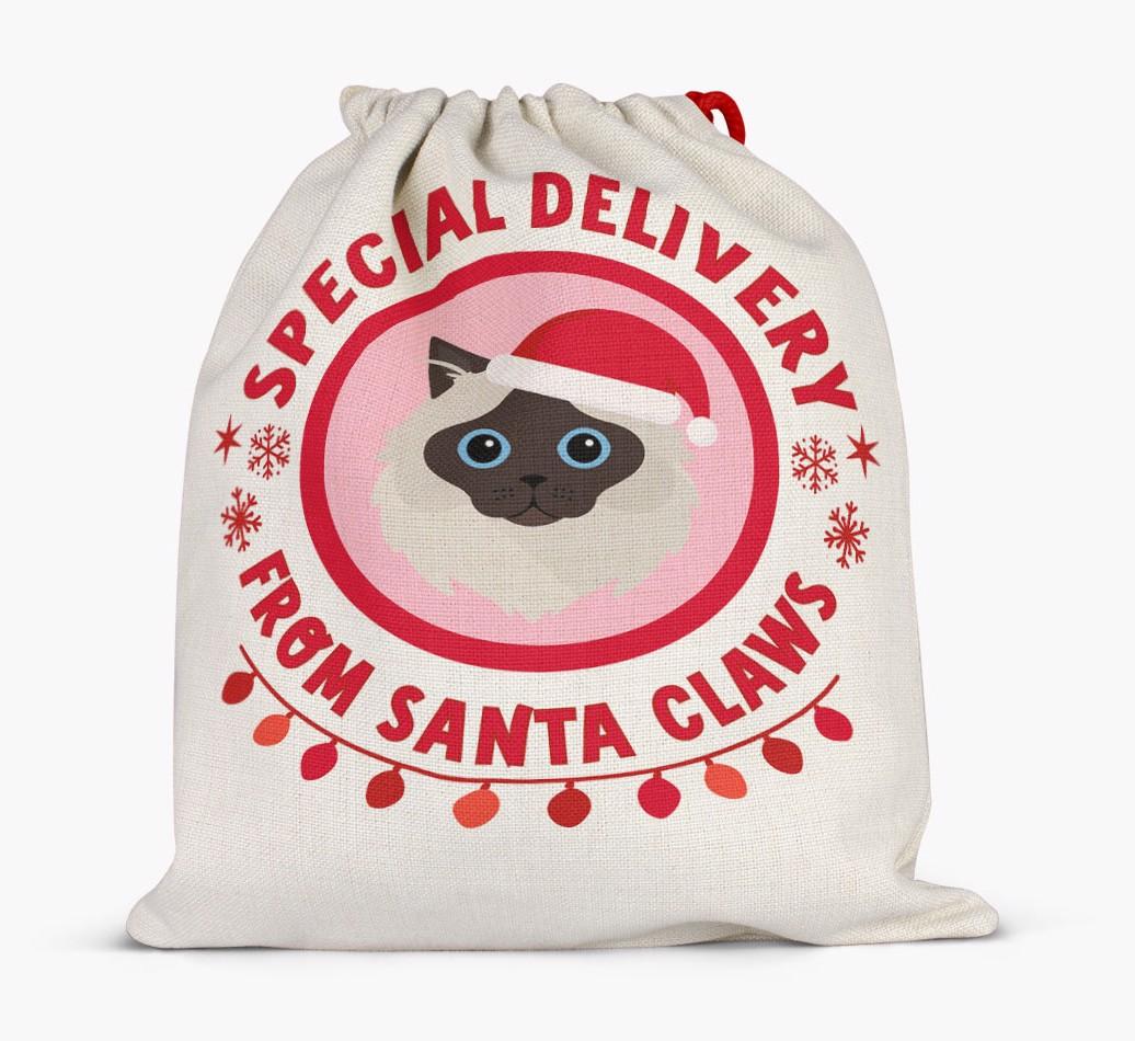 pecial Delivery: Personalised {breedCommonName} Santa Sack