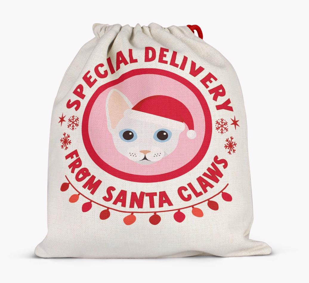pecial Delivery: Personalised {breedCommonName} Santa Sack