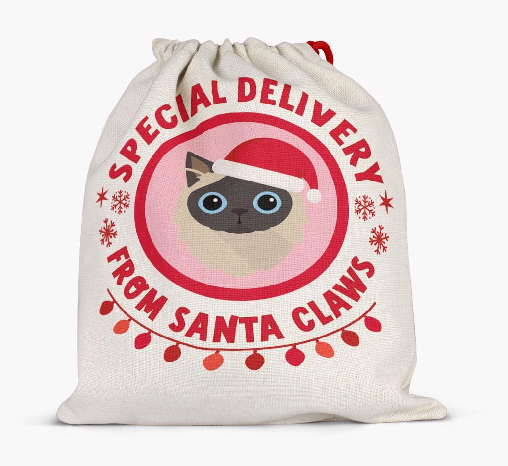 pecial Delivery: Personalised {breedCommonName} Santa Sack