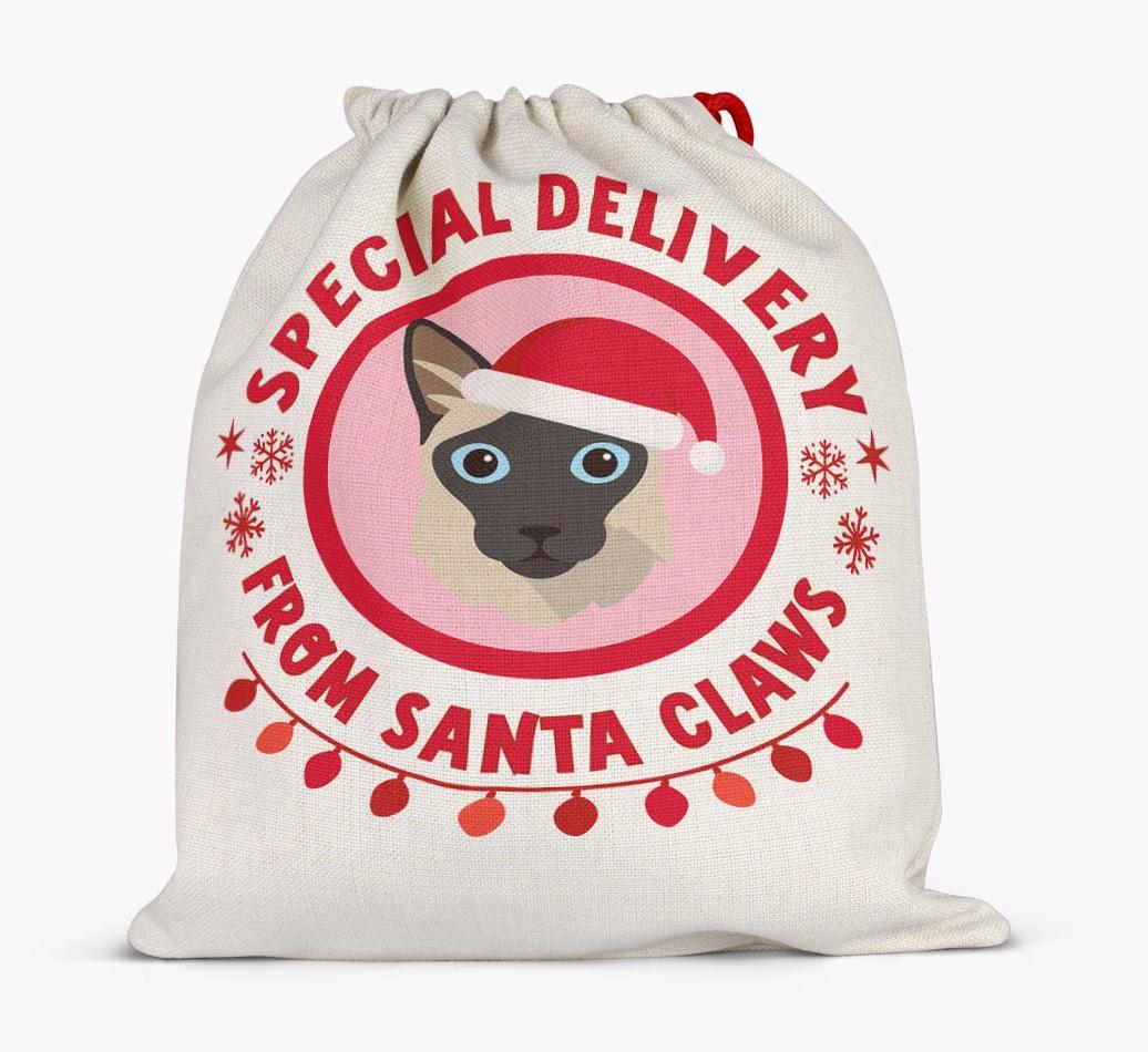 pecial Delivery: Personalised {breedCommonName} Santa Sack