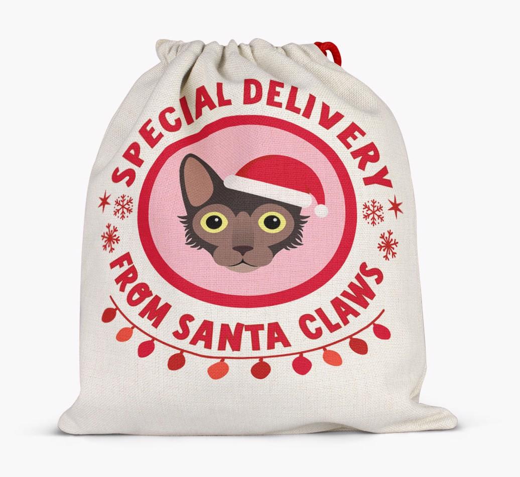 pecial Delivery: Personalised {breedCommonName} Santa Sack