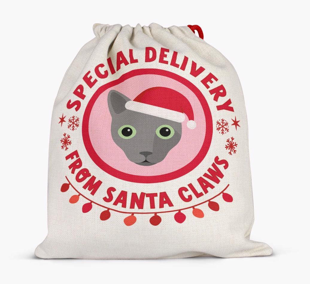 pecial Delivery: Personalised {breedCommonName} Santa Sack