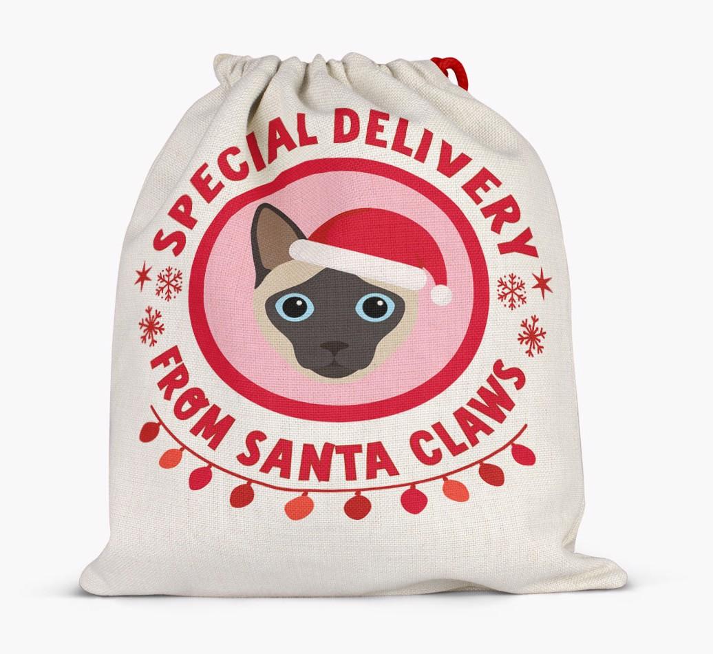 pecial Delivery: Personalised {breedCommonName} Santa Sack