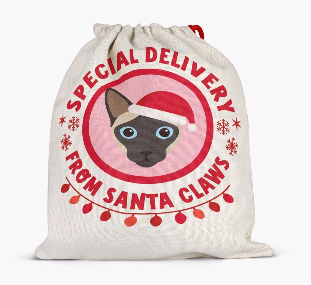 pecial Delivery: Personalised {breedCommonName} Santa Sack