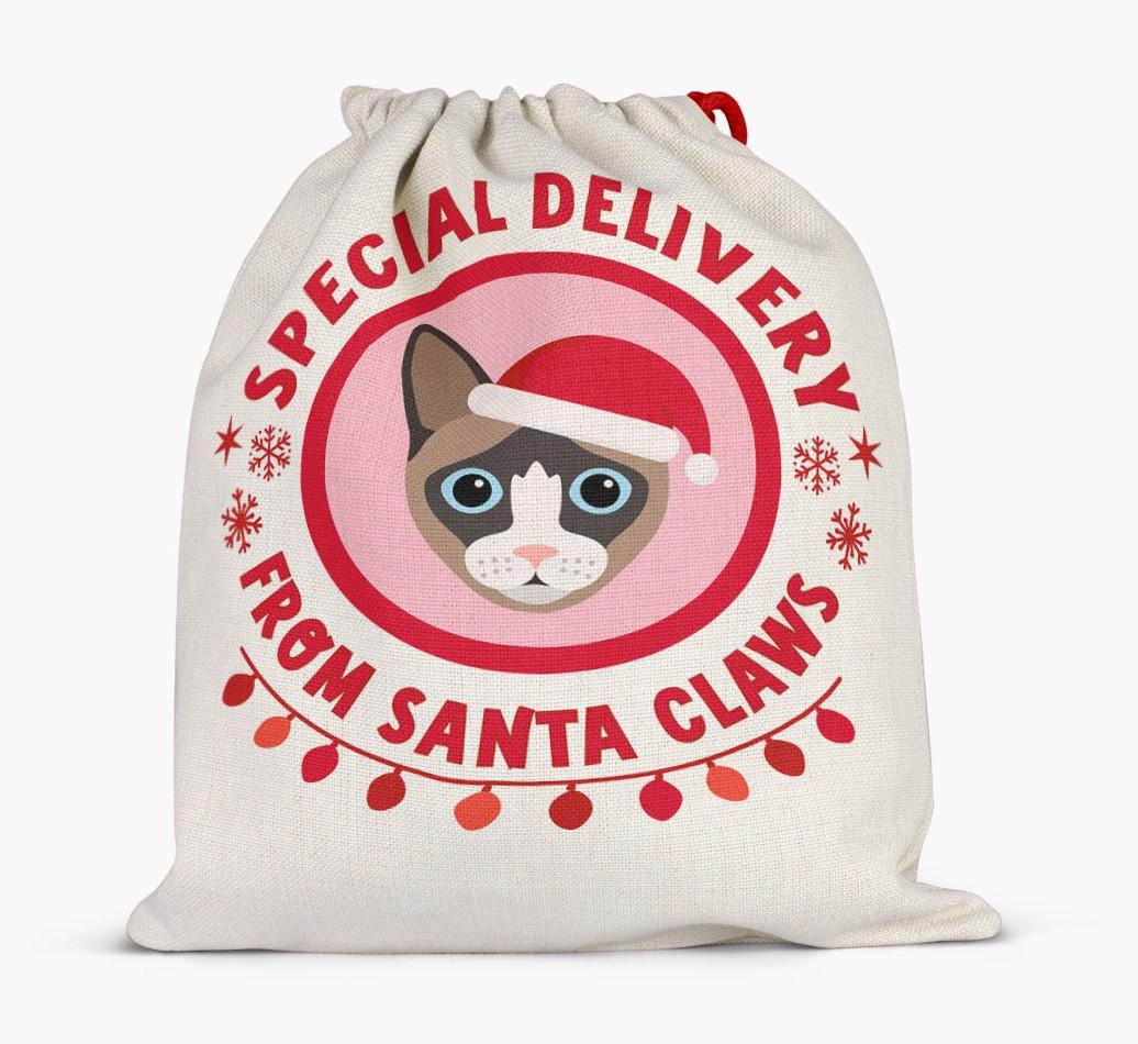 pecial Delivery: Personalised {breedCommonName} Santa Sack