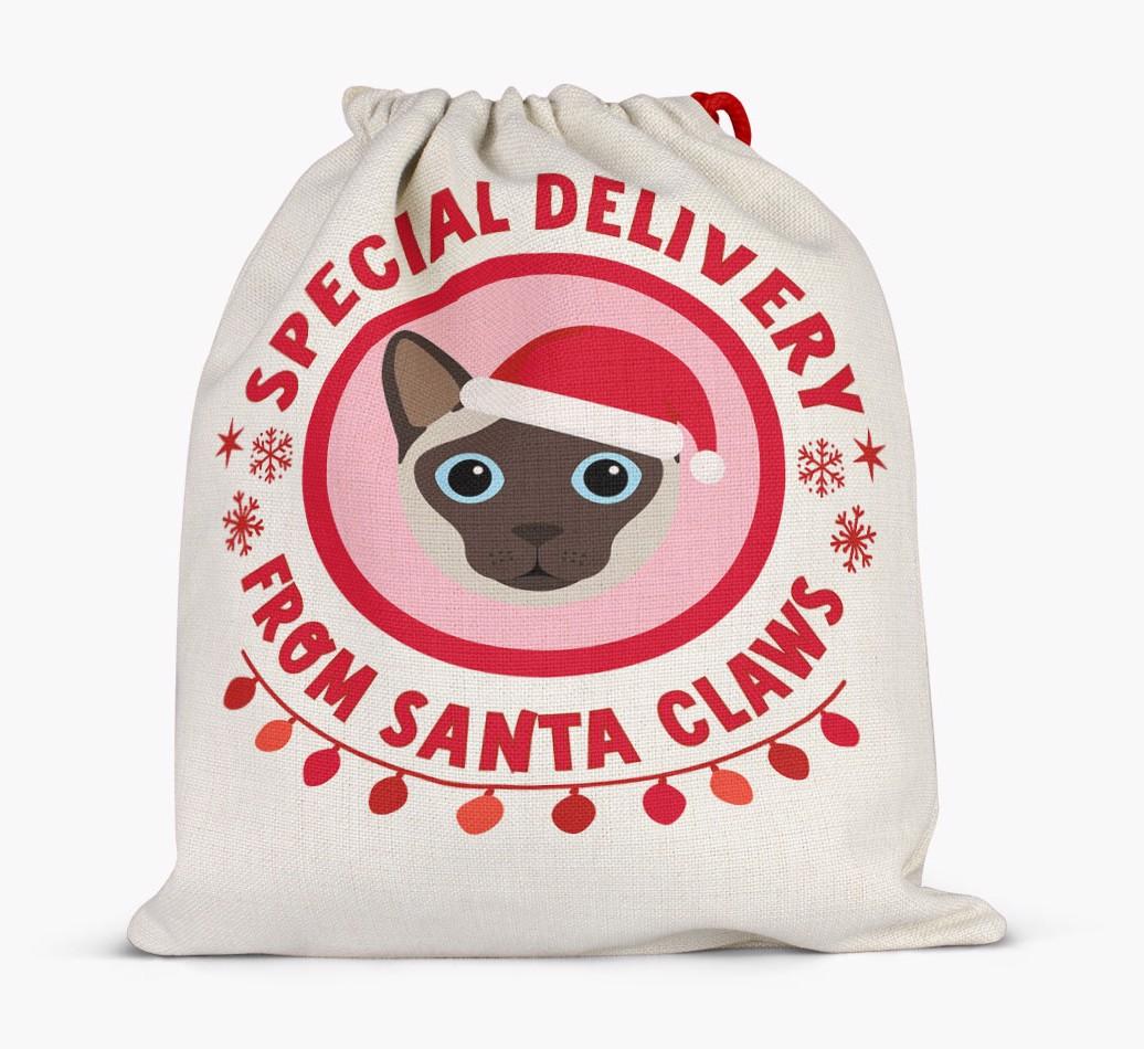 pecial Delivery: Personalised {breedCommonName} Santa Sack