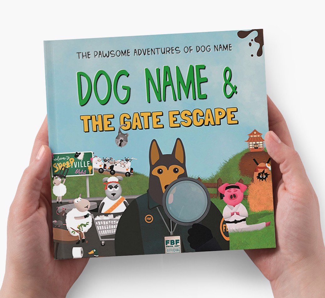 Personalised Adventure Book: Your Dog & The Gate Escape