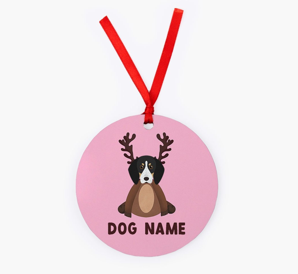 Reindog: Personalised {breedFullName} Christmas Decoration