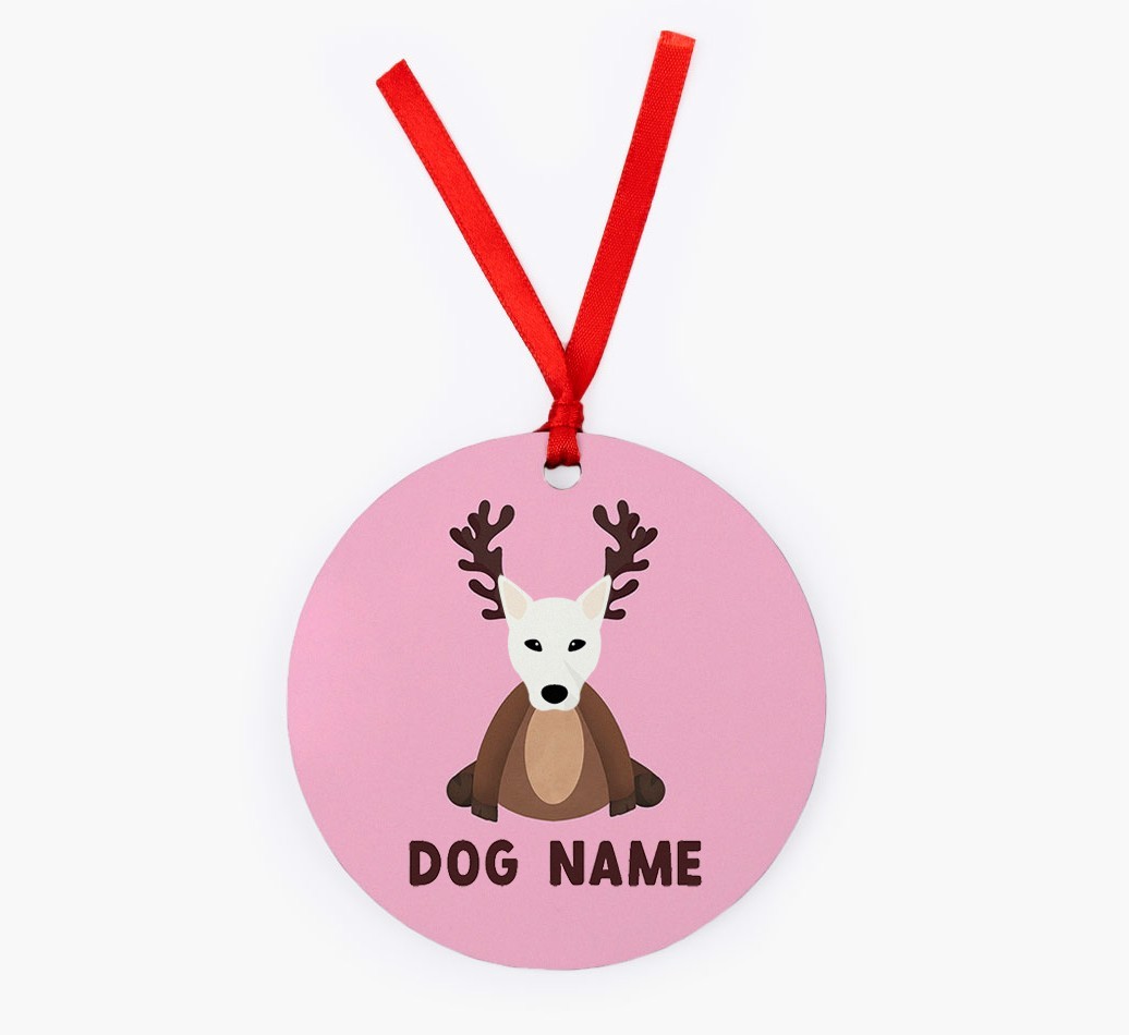 Reindog: Personalized {breedFullName} Christmas Decoration