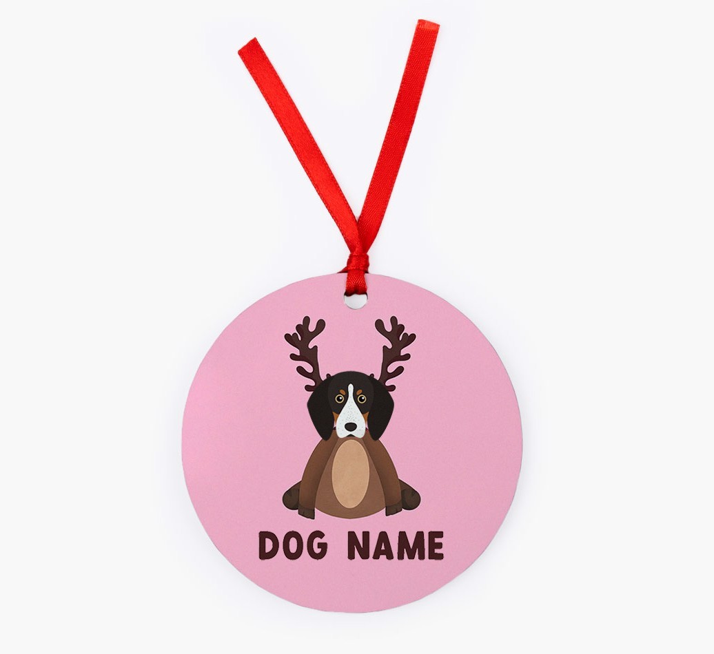 Reindog: Personalised {breedFullName} Christmas Decoration