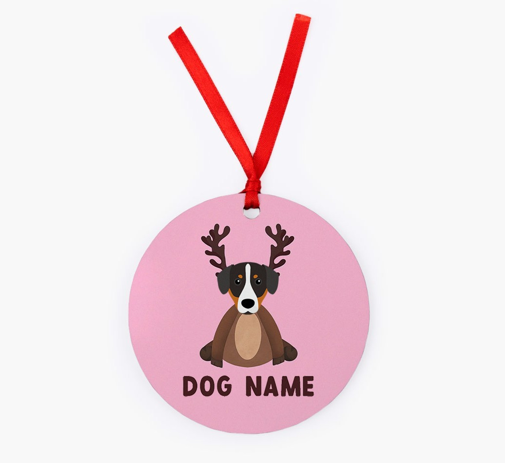 Reindog: Personalized {breedFullName} Christmas Decoration