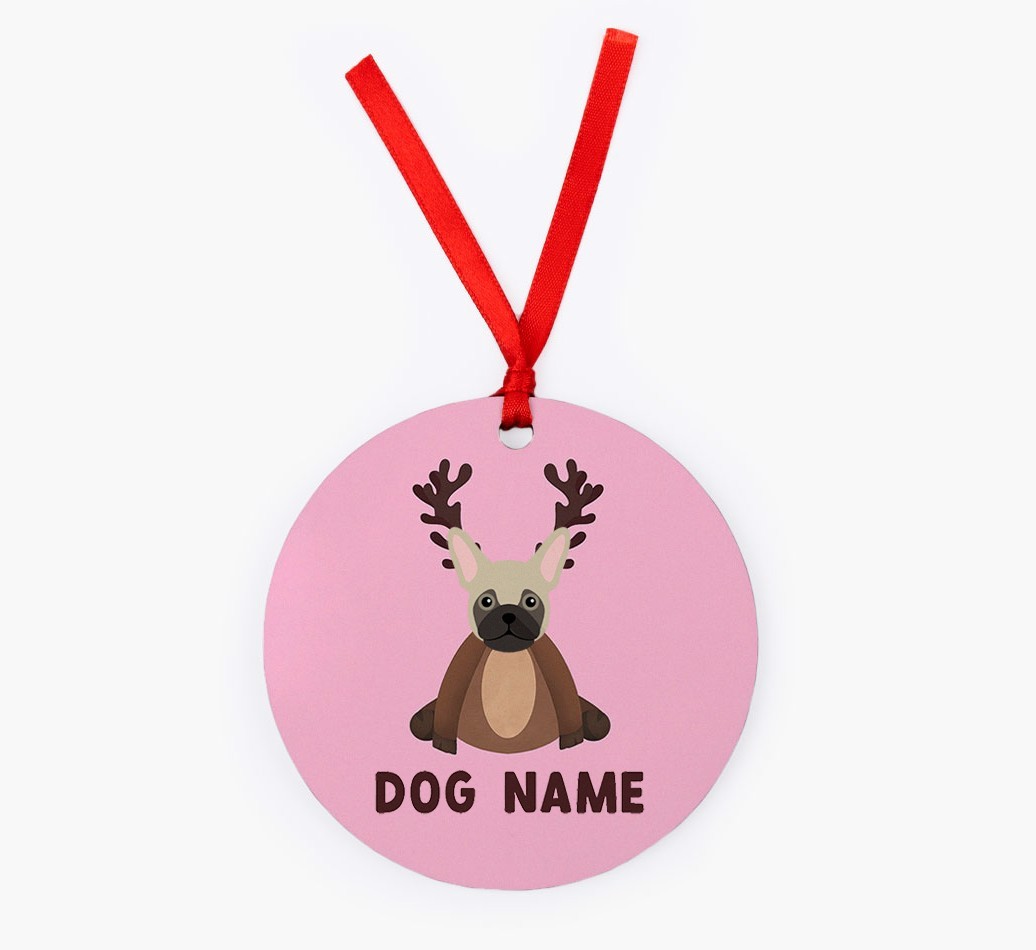 Reindog: Personalised {breedFullName} Christmas Decoration