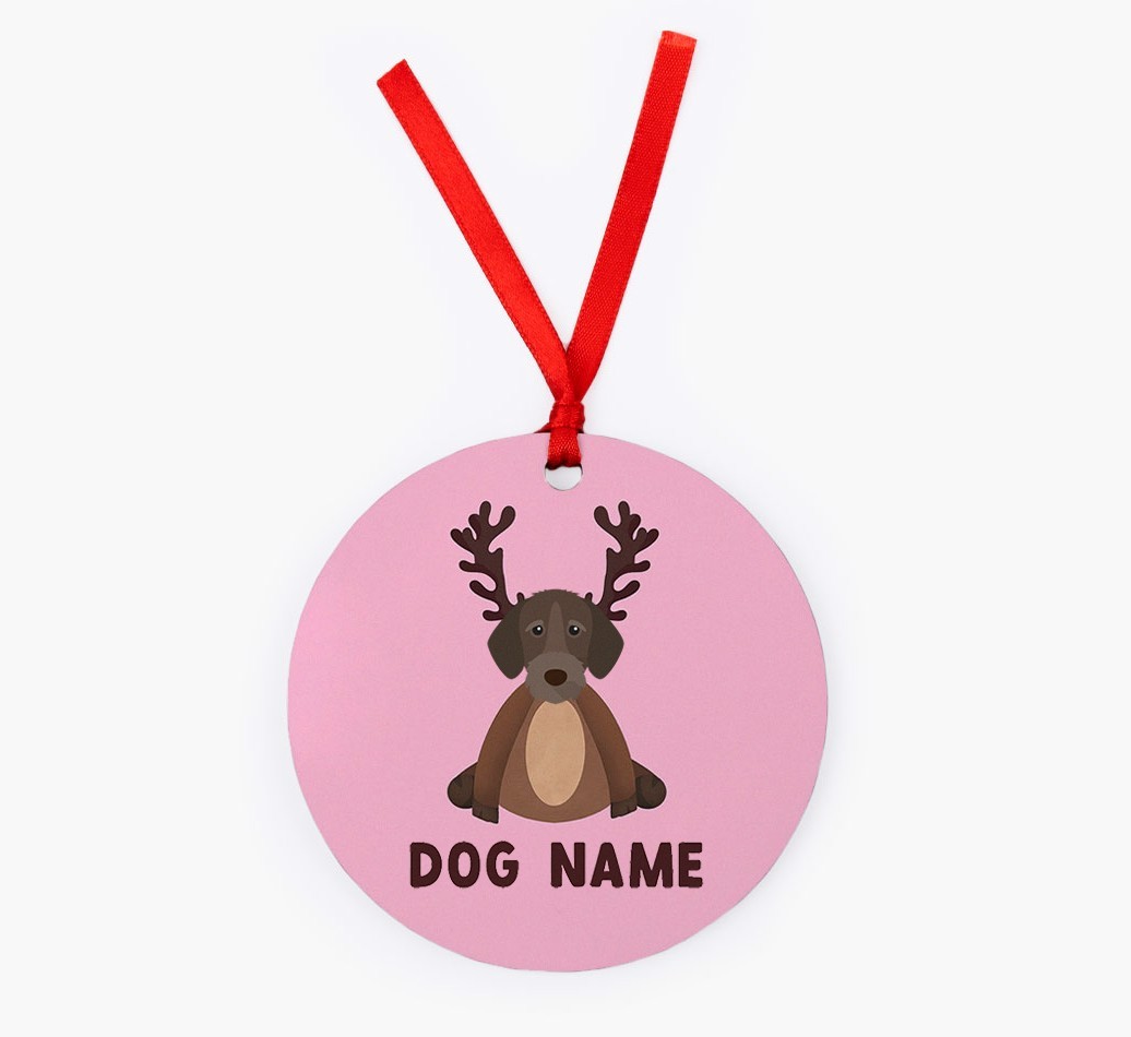 Reindog: Personalised {breedFullName} Christmas Decoration