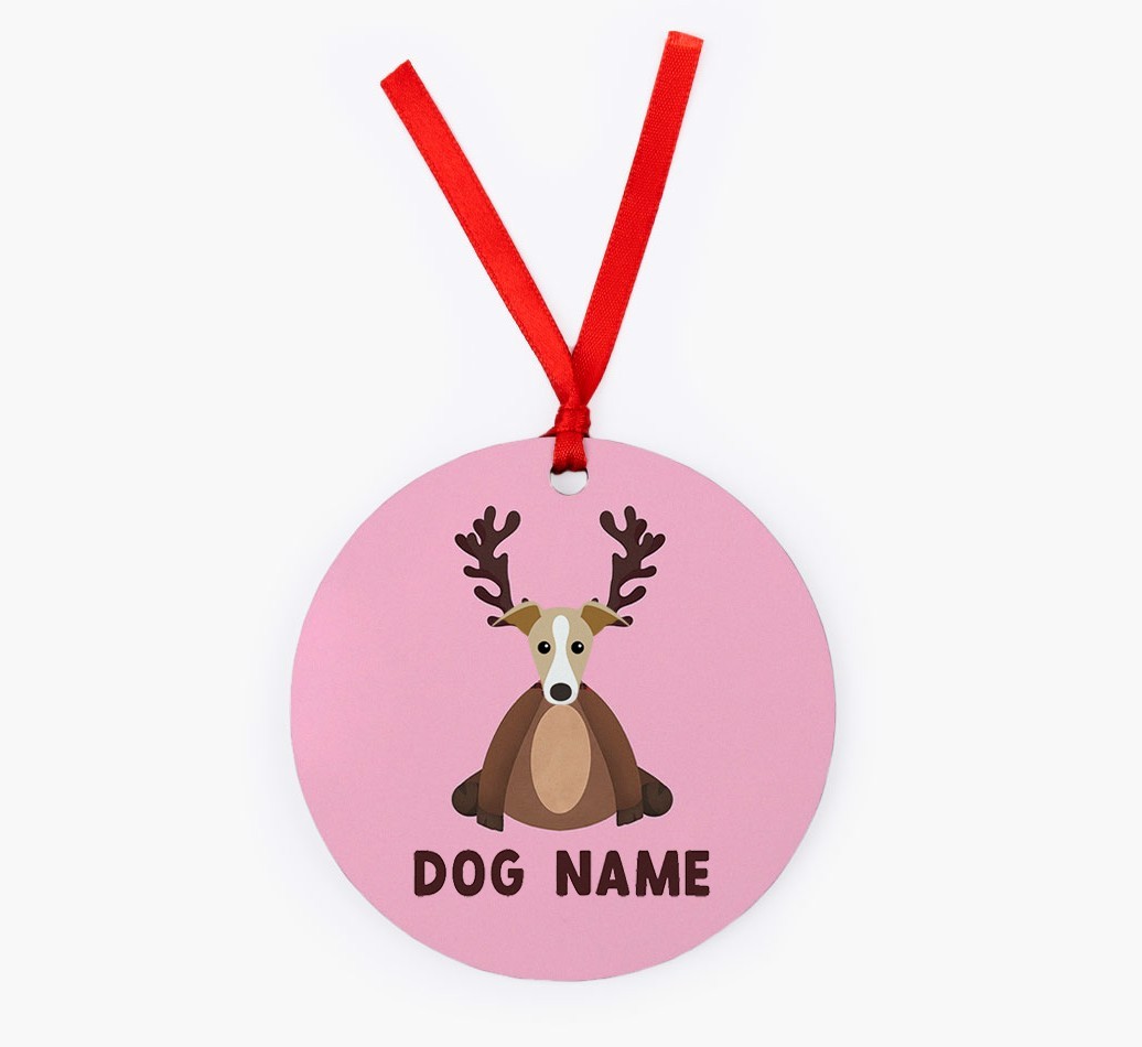 Reindog: Personalised {breedFullName} Christmas Decoration