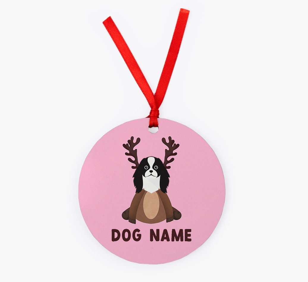 Reindog: Personalized {breedFullName} Christmas Decoration