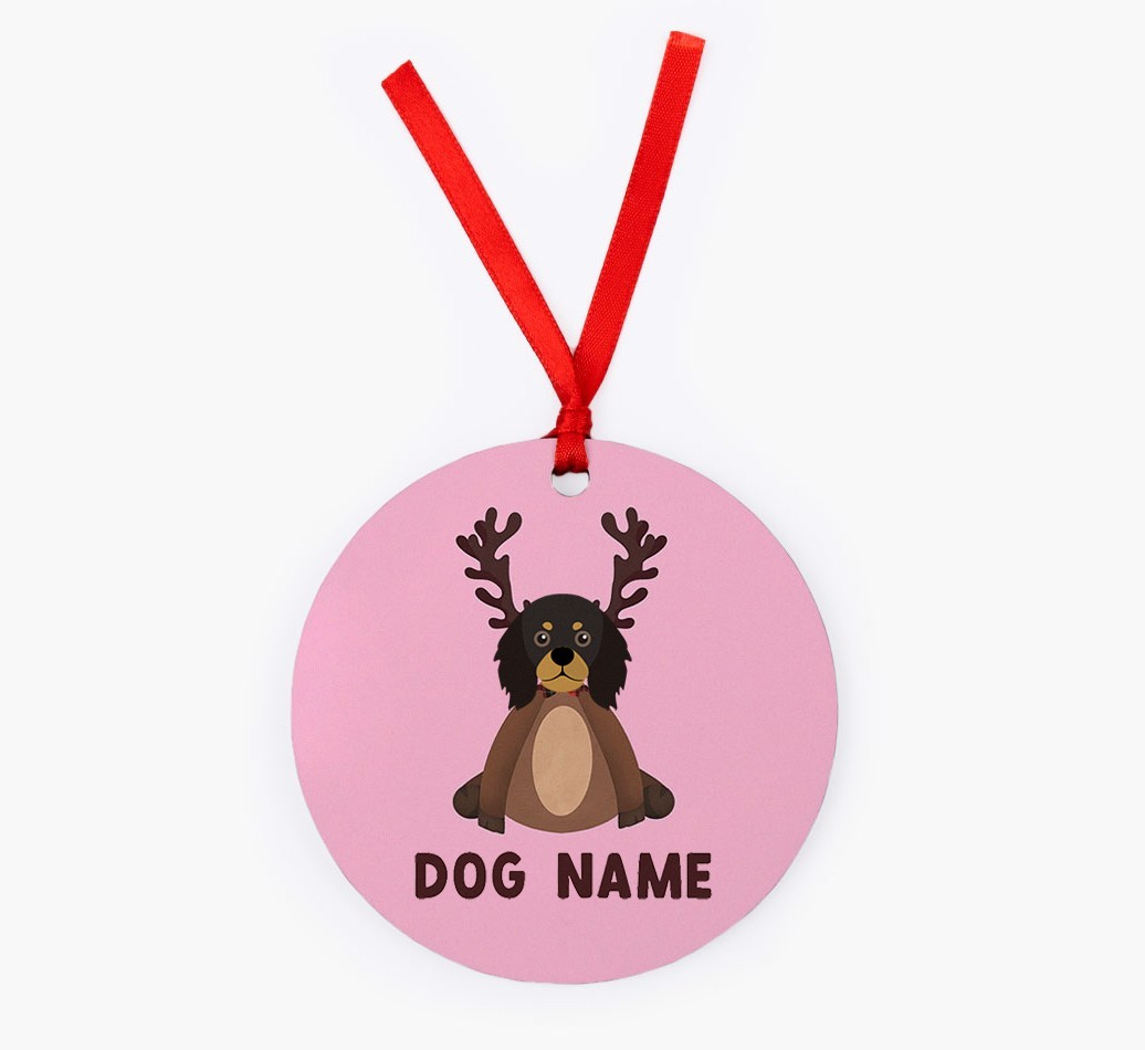 Reindog: Personalised {breedFullName} Christmas Decoration