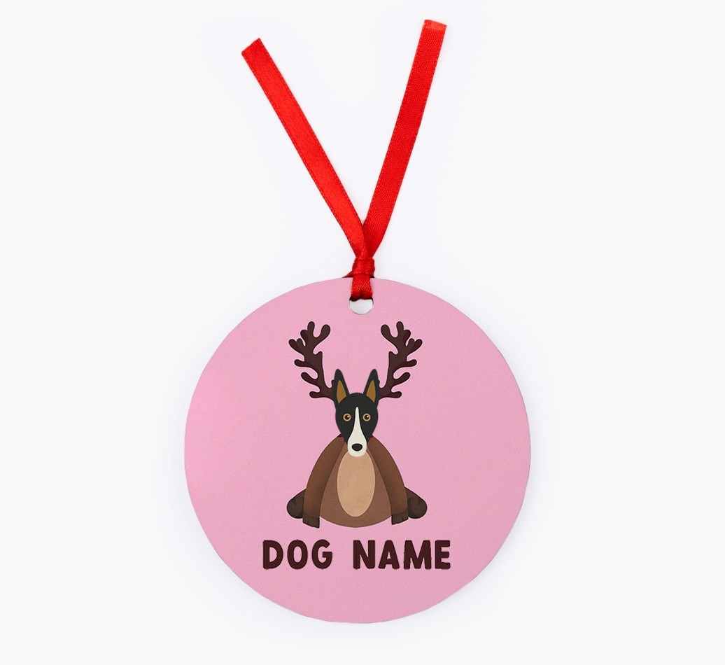 Reindog: Personalized {breedFullName} Christmas Decoration